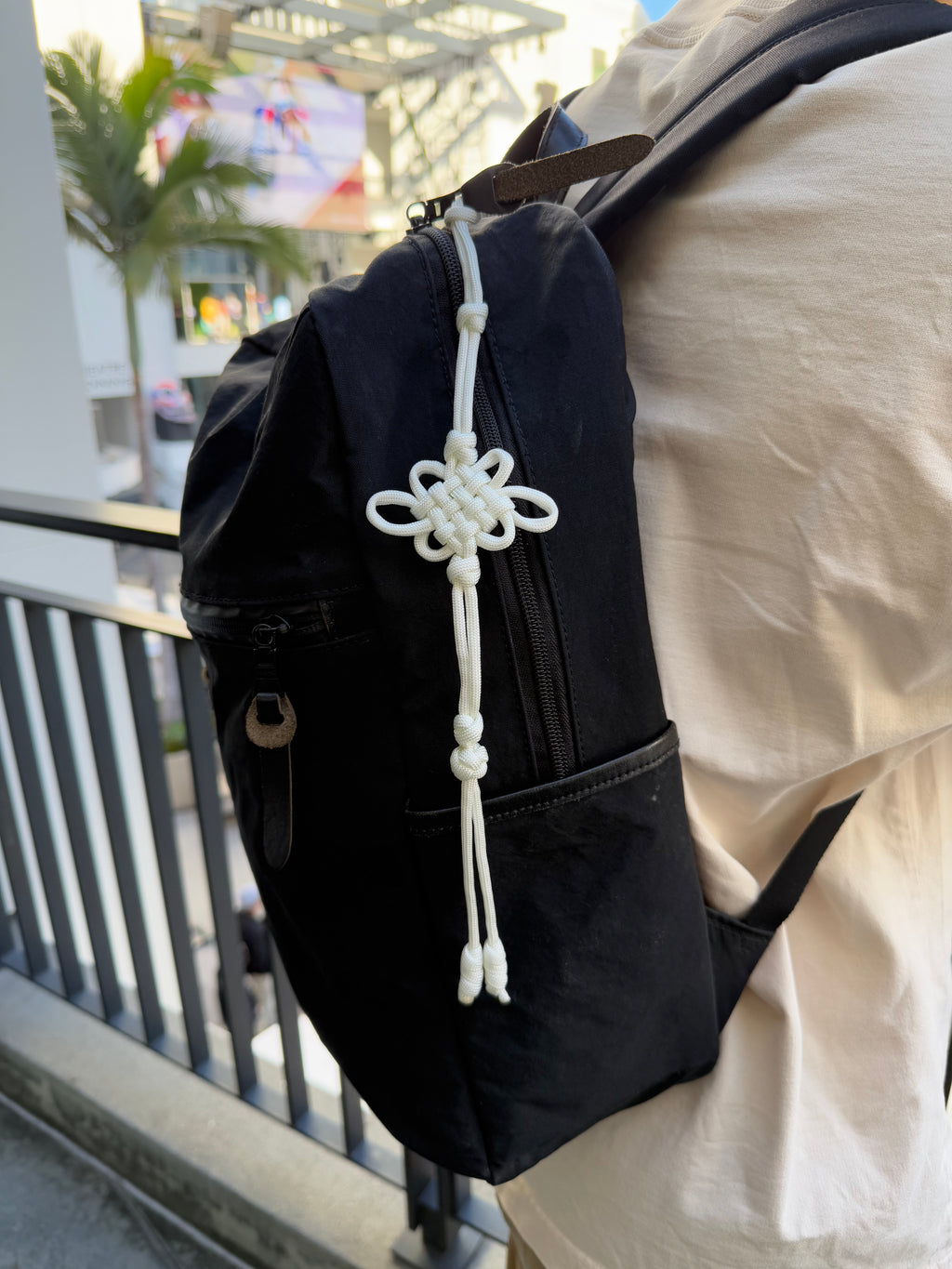 Moonlit Knot Paracord Keychain
